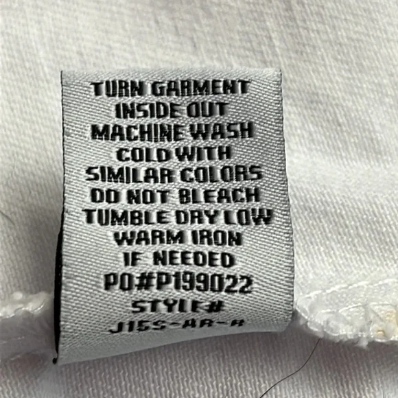 ALMOST FAMOUS White Distressed Jean Jacket, high waisted - Picture 5 of 5